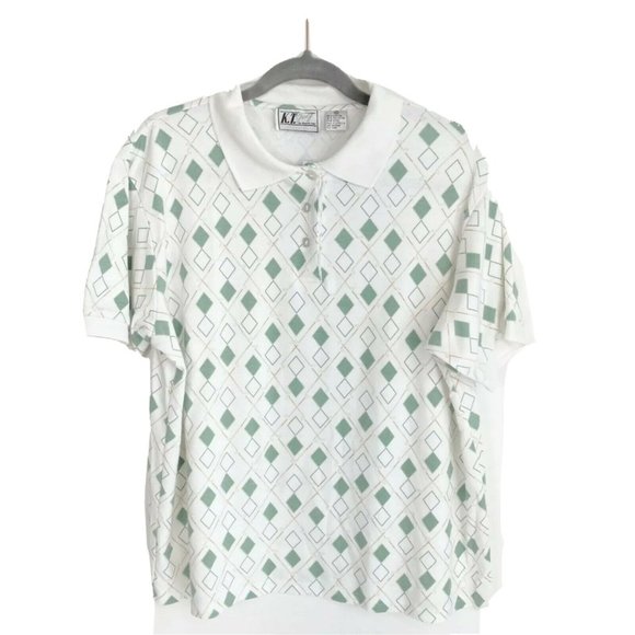 K.T. Golf Womens Geomertrical T Shirt Size XL - Picture 1 of 8